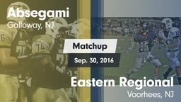 Matchup: Absegami  vs. Eastern Regional  2016
