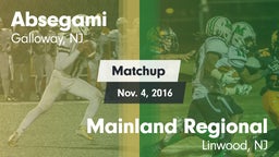 Matchup: Absegami  vs. Mainland Regional  2016