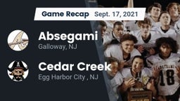 Recap: Absegami  vs. Cedar Creek  2021