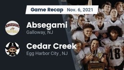 Recap: Absegami  vs. Cedar Creek  2021