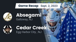 Recap: Absegami  vs. Cedar Creek  2023