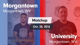 Matchup: Morgantown vs. University  2016