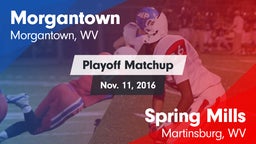 Matchup: Morgantown vs. Spring Mills  2016