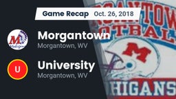 Recap: Morgantown  vs. University  2018