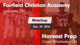 Matchup: Fairfield Christian  vs. Harvest Prep  2016