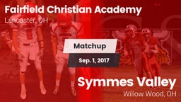 Matchup: Fairfield Christian  vs. Symmes Valley  2017