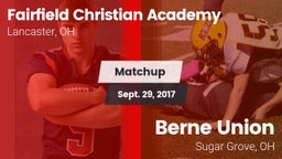 Matchup: Fairfield Christian  vs. Berne Union  2017