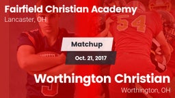 Matchup: Fairfield Christian  vs. Worthington Christian  2017