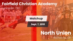 Matchup: Fairfield Christian  vs. North Union  2018