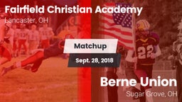 Matchup: Fairfield Christian  vs. Berne Union  2018