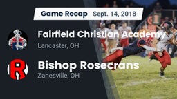 Recap: Fairfield Christian Academy  vs. Bishop Rosecrans  2018