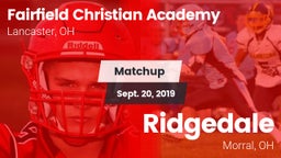 Matchup: Fairfield Christian  vs. Ridgedale  2019