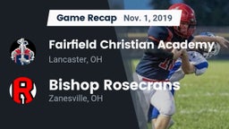 Recap: Fairfield Christian Academy  vs. Bishop Rosecrans  2019