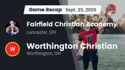 Recap: Fairfield Christian Academy  vs. Worthington Christian  2020