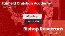 Matchup: Fairfield Christian  vs. Bishop Rosecrans  2020