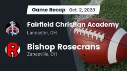 Recap: Fairfield Christian Academy  vs. Bishop Rosecrans  2020