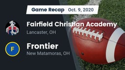 Recap: Fairfield Christian Academy  vs. Frontier  2020