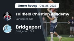Recap: Fairfield Christian Academy  vs. Bridgeport  2022