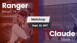 Matchup: Ranger vs. Claude  2017