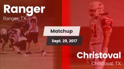 Matchup: Ranger vs. Christoval  2017