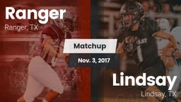 Matchup: Ranger vs. Lindsay  2017