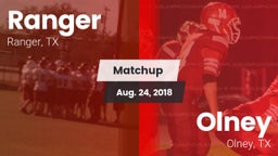Matchup: Ranger vs. Olney  2018