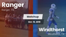 Matchup: Ranger vs. Windthorst  2018