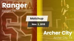 Matchup: Ranger vs. Archer City  2018