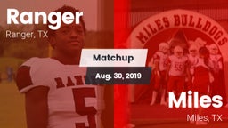 Matchup: Ranger vs. Miles  2019