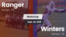 Matchup: Ranger vs. Winters  2019