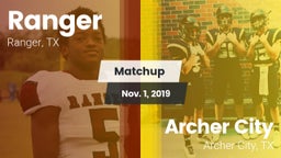 Matchup: Ranger vs. Archer City  2019