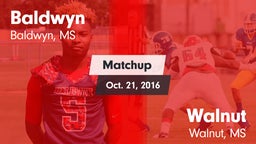 Matchup: Baldwyn vs. Walnut  2016