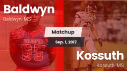 Matchup: Baldwyn vs. Kossuth  2017