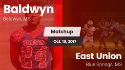 Matchup: Baldwyn vs. East Union  2017