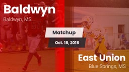 Matchup: Baldwyn vs. East Union  2018