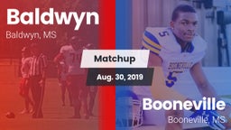 Matchup: Baldwyn vs. Booneville  2019