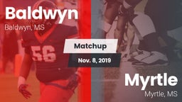 Matchup: Baldwyn vs. Myrtle  2019