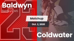 Matchup: Baldwyn vs. Coldwater  2020