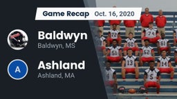 Recap: Baldwyn  vs. Ashland  2020