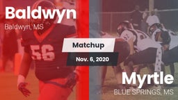 Matchup: Baldwyn vs. Myrtle  2020