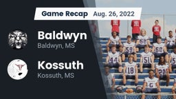 Recap: Baldwyn  vs. Kossuth  2022