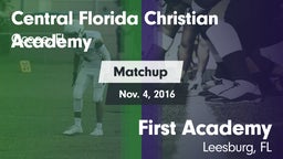 Matchup: Central Florida Chri vs. First Academy  2016