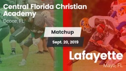 Matchup: Central Florida Chri vs. Lafayette  2019