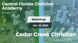 Matchup: Central Florida Chri vs. Cedar Creek Christian  2020