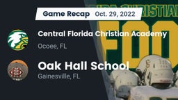 Recap: Central Florida Christian Academy  vs. Oak Hall School 2022