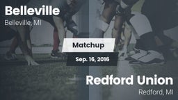 Matchup: Belleville vs. Redford Union  2016