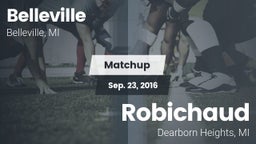 Matchup: Belleville vs. Robichaud  2016