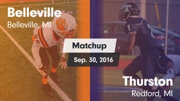 Matchup: Belleville vs. Thurston  2016