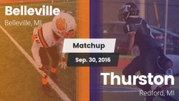 Matchup: Belleville vs. Thurston  2016