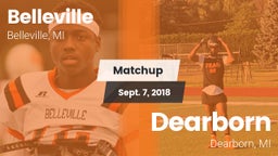 Matchup: Belleville vs. Dearborn  2018